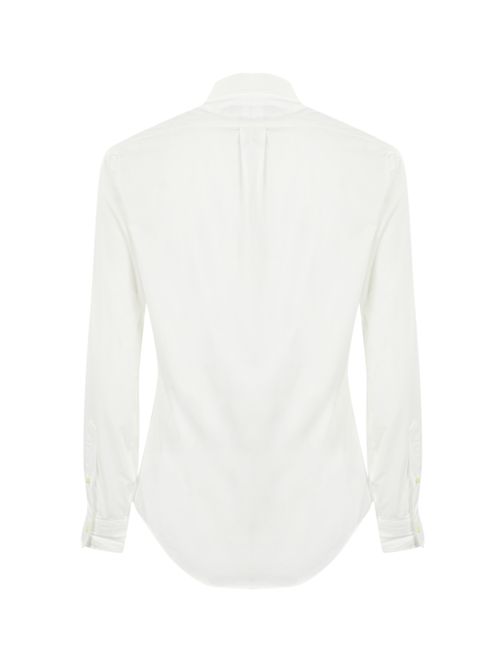 Camicia in cotone con logo white POLO RALPH LAUREN | 710928254002